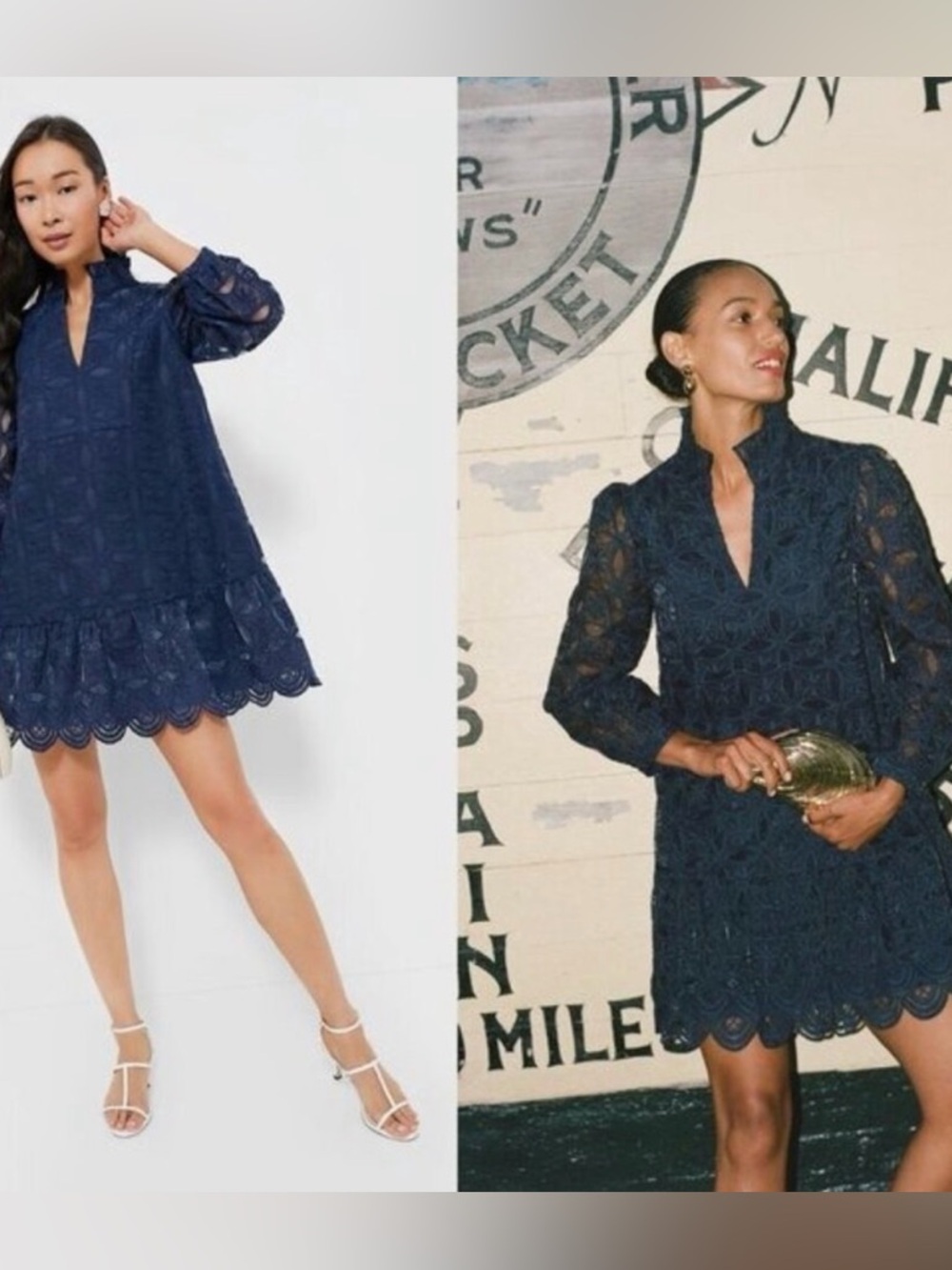 NEW | TUCKERNUCK Navy Organza Palmerston Dress, small